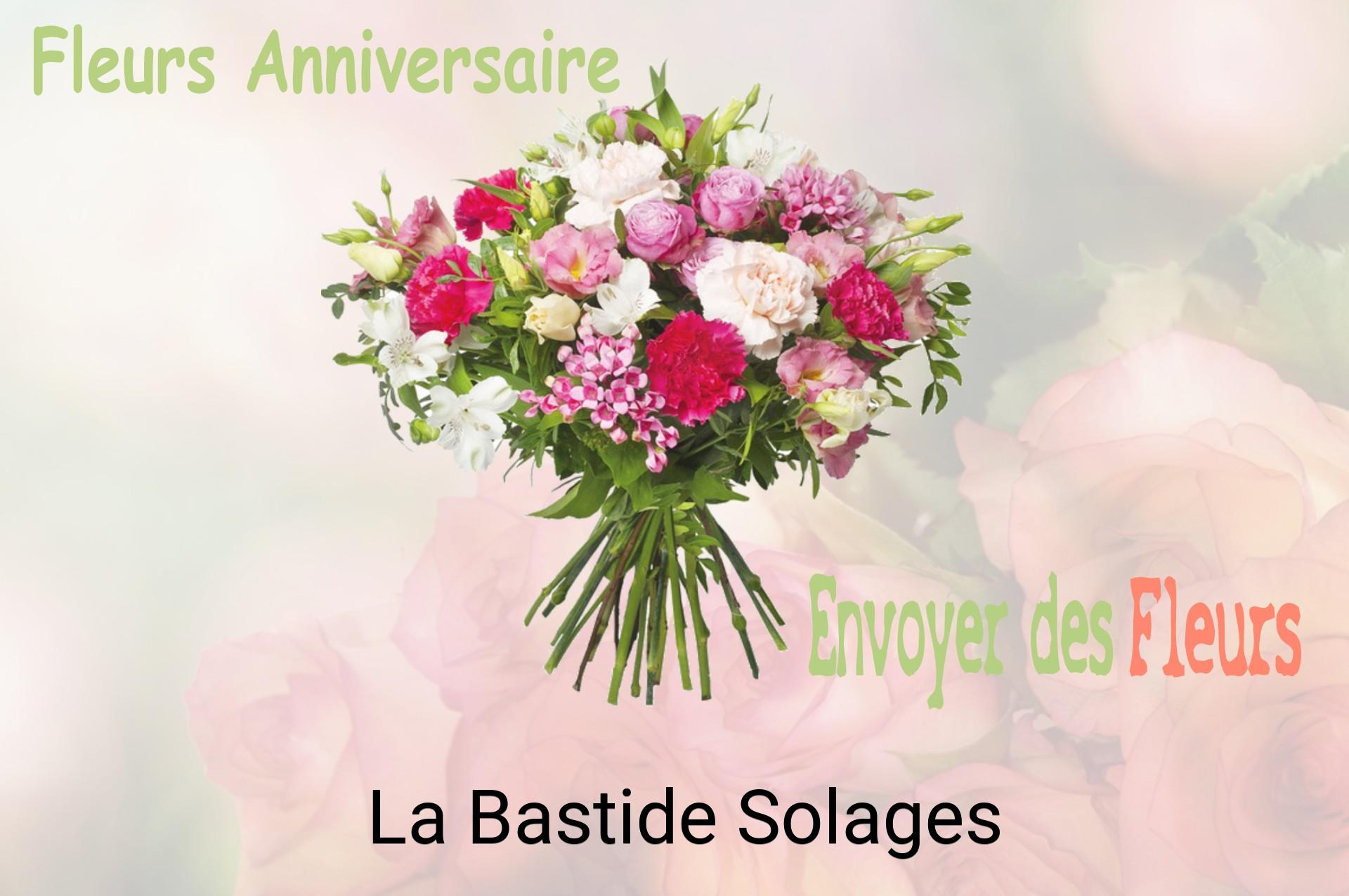 Bouquet de fleurs d’anniversaire livré à La Bastide-Solages